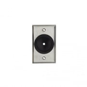 Black Box Av Wallplate - Stainless Steel - 1/4" To 1-3/4" Rubber Grommet, Gsa, Taa (WP841)