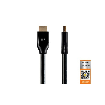 Monoprice High Speed Hdmi Cable_ Hdr_ 3ft - Black (15427)