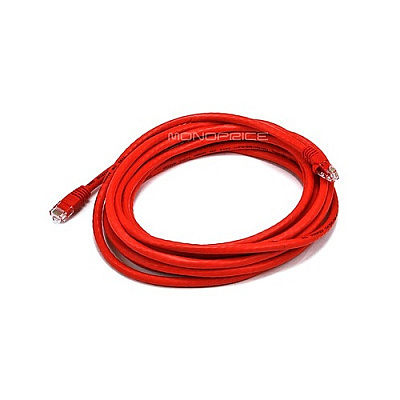 Monoprice Cat6 24awg Cable_ 14ft Red (2311)