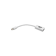Eaton Tripp Lite Series Keyspan Mini DisplayPort to HDMI Active Adapter/Video Converter (M/F) - 4K 60 Hz, DP 1.2, HDCP 2.2, White, 6 in. (P13706NH2V2)