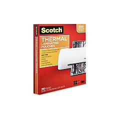 3M Thermal Pouches, Letter Size,3 Mil Thick (TP3854200)