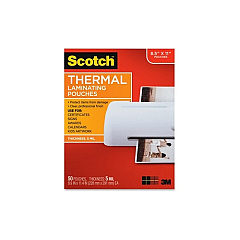 3M Thermal Pouches 8.9 In X 11.4 In (TP585450)