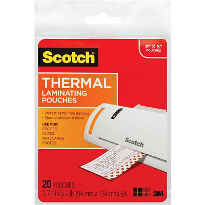 3M Thermal Pouches 3.74 In X 5.31 In (TP590220)