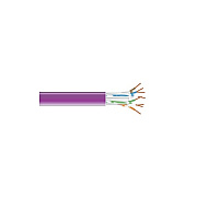 Black Box Cat6 550-mhz Solid Ethernet Bulk Cable - Unshielded (utp), Cmr Pvc, Purple, 1000-ft. (304.8-m) Pull-box, Gsa, Taa (EYN864APB1000)