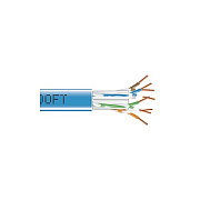 Black Box Cat6 550-mhz Solid Ethernet Bulk Cable - Unshielded (utp), Cmp Plenum, Gray, 1000-ft. (304.8-m) Pull-box, Gsa, Taa (EYN877BPB1000)