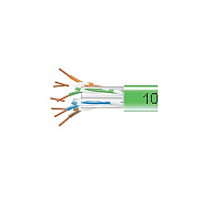 Black Box Cat6 550-mhz Solid Ethernet Bulk Cable - Unshielded (utp), Cmp Plenum, Green, 1000-ft. (304.8-m) Pull-box, Gsa, Taa (EYN879BPB1000)