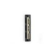 Black Box Low-density Multimode Fiber Adapter Panel - Ceramic Sleeve, (6) Lc Duplex, Beige, Gsa, Taa (JPM455BR2)