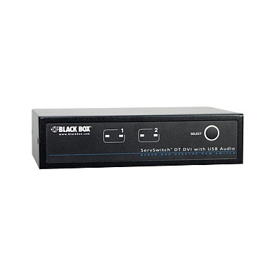 Black Box Dvi-d Single-head Desktop Kvm Switch - Bidirectional Usb, Audio, 2-port, Gsa, Taa (KV9632A)