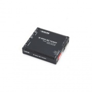 Black Box Gigabit Ethernet Industrial Media Converter(2)10/100/1000-mbps Copper To(2)100/1000-mbps Fiber Sfp,hardened Temperature,gsa,taa (LGC340A)