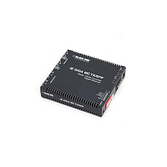 Black Box Gigabit Ethernet Industrial Media Converter(2)10/100/1000-mbps Copper To(2)100/1000-mbps Fiber Sfp,hardened Temperature,gsa,taa (LGC340A)