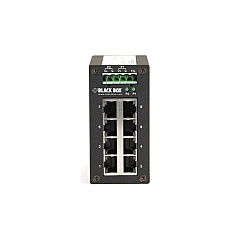 Black Box Gigabit Ethernet (1000-mbps) Hardened Temperature Switch - (8) 10/100/1000-mbps Copper Rj45, Gsa, Taa (LGH008A)
