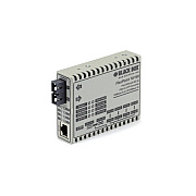 Black Box Fast Ethernet (100-mbps) Media Converter - 10/100-mbps Copper To 100-mbps Multimode Fiber, 1300nm, 2km, Sc, Gsa, Taa (LMC100ASCR3)