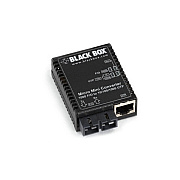 Black Box Gigabit Ethernet(1000-mbps)media Converter 10/100/1000-mbps Copper To 1000-mbps Singlemode Fiber,1310nm,12km,sc,gsa,taa (LMC4004A)