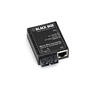 Black Box Fast Ethernet Media Converter-10/100/1000-mbps Copper To 100-mbps Singlemode Fiber, 1310nm, 30km, Sc, Gsa, Taa (LMC404A)