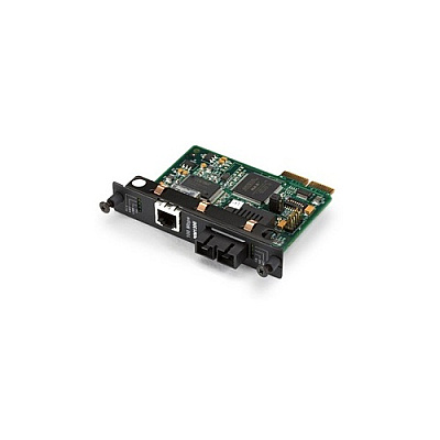 Black Box Fast Ethernet Managed Media Converter - 100-mbps Copper To 100-mbps Multimode Fiber, 1300nm, 2km, Sc, Gsa, Taa (LMC5023CR3)