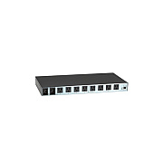 Black Box Horizontal Rackmount Remote Power Manager - 100-120-vac, Dual-circuit, 15-amp, (8) Nema 5-15 Outlet, Gsa, Taa (PS568AR2)