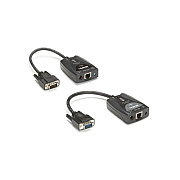 Black Box Mini Catx Vga Extender Kit With Video Equalization Adjustment, Gsa, Taa (VXVGA520K)