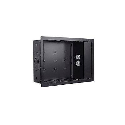 Chief Manufacturing In-wall Small Blk - W/ Surgex 1 Outlet (PAC525FBP2)