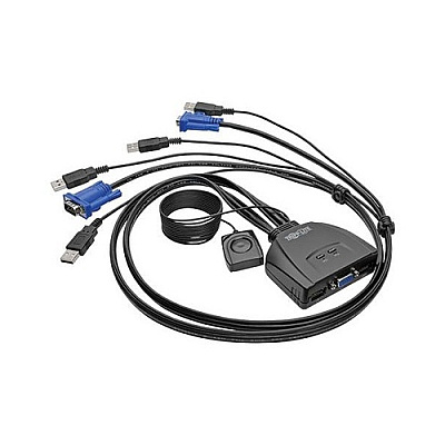 Tripp Lite 2-port Usb/vga Kvm Switch Cable W/audio (B032VU2)