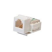 Monoprice Rj-11 Toolless Keystone Jack - White (7288)