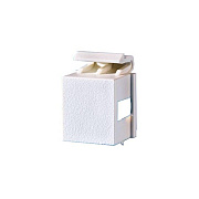 Leviton Keystone,blank,qty10 Fogwhite (KSB10)