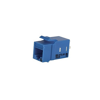 Leviton Blue Cat6 Keystone Jack Lacing Cap (KT2J636)