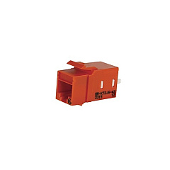 Leviton Orange Cat6 Keystone Jack Lacing Cap (KT2J643)