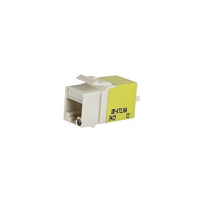 Leviton Fog White Cat6a Keystone Jack Lacing Cap (KT2J6A)