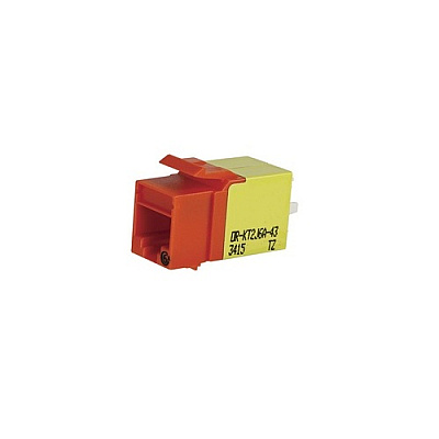 Leviton Orange Cat6a Keystone Jack Lacing Cap (KT2J6A43)