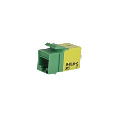 Leviton Kt2 Keystone Cat6a Jack Green (KT2J6A45)