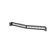 Leviton Shielded 24port Cat6a Patch Panel Angled (PHATKSU24)