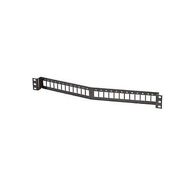 Leviton Shielded 24port Cat6a Patch Panel Angled (PHATKSU24)