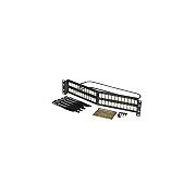 Leviton Shielded 48port Cat6a Patch Panel Angled (PHATKSU48)
