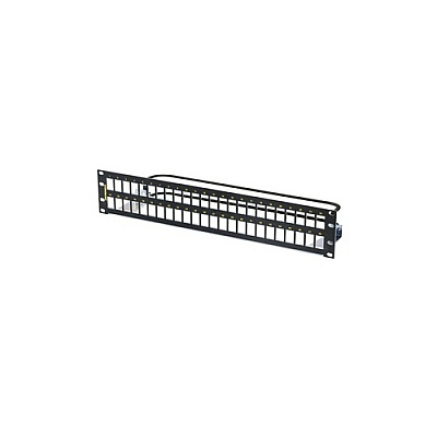 Leviton 48p,shld,c6a,pnl,flat Unloaded 2ru (PHDTKSU48)