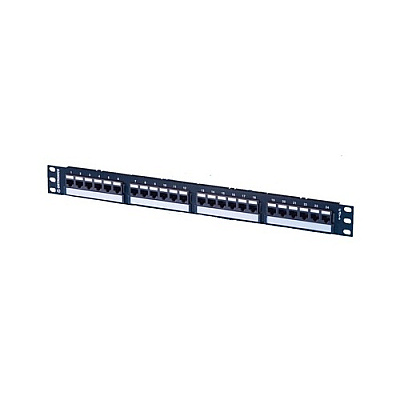 Leviton 24port,cat6 Techchoice,flat 1ru Panel (SP6U24)