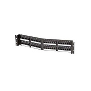 Leviton Angled Cat5e Patch Panel 48 Port (SPA5EU48)