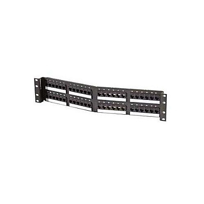 Leviton Angled Cat6 Patch Panel 48 Port (SPA6U48)