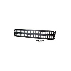 Leviton 48 Port, Keystone Jack Panel Flat,2ru (SPKSU48)