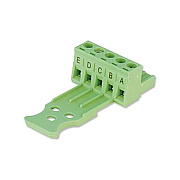 B+B Smartworx 5 Pos Term Block 508mm With Strain Reli (TB5P508SR2PK)