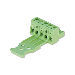 B+B Smartworx 5 Pos Term Block 508mm With Strain Reli (TB5P508SR2PK)