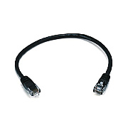 Monoprice Cat5e 24awg Utp Patch Cable_ 1ft Black (2125)
