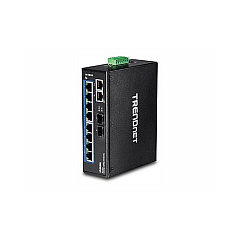 Trendnet 10-port Hardened Industrial Gigabit Din-rail Switch (TIG102)