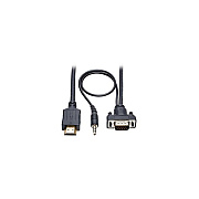 Tripp Lite Hdmi To Vga Converter Active + 3.5mm 3ft (P566003VGAA)
