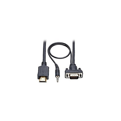 Tripp Lite Hdmi To Vga Converter Active + 3.5mm 3ft (P566003VGAA)