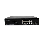 Weltron 8-port Gigabit Poe+ Managed Switch 2sfp (941510PF)