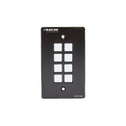 Black Box Wallplate Control Panel - Rs-232, 8-button (AVSCTRL8)