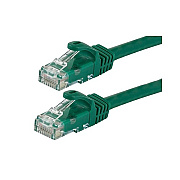 Monoprice Flexboot Cat5e 24awg Cable_ 7ft Green (11384)
