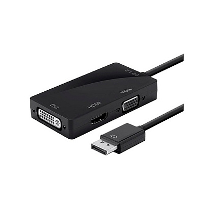 Monoprice Dp 1.2a To Hdmi, Dvi, Vga Passive Adaptr (12802)