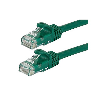 Monoprice Cat5e 24awg Utp D Cable_ 14ft Green (11249)
