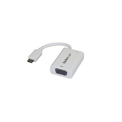 StarTech Usb C To Vga Adapter With Power Delivery (CDP2VGAUCPW)